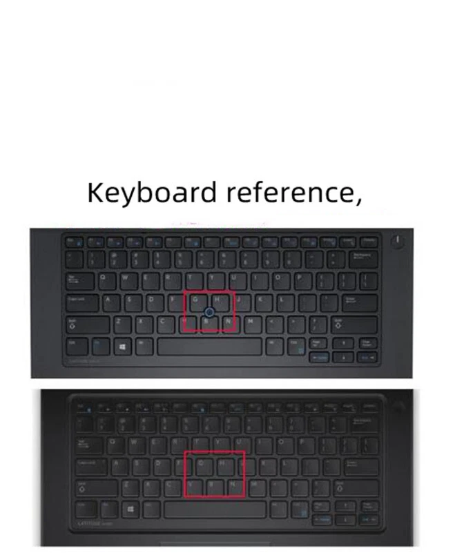 2*Gradient Keyboard Skin cover For Dell Latitude7490 7480 E7450 E7470 E5480 - Image 3 of 4