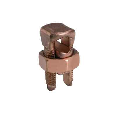 Burndy KS17 Copper Split Bolt, Cu: 8 AWG (Str)-6 AWG (Sol), Length: 1.14''