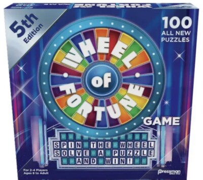 Wheel of Fortune Game 5th Edition by Pressman (BRAND NEW)