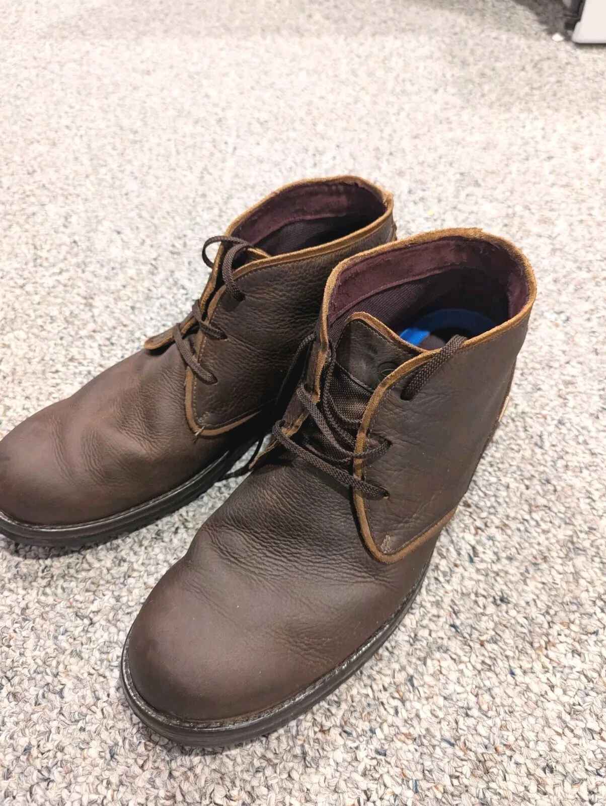 Clarks Collection Leather Mens Brown Chucka Ankle Boots. Sz 13 Weatherproof