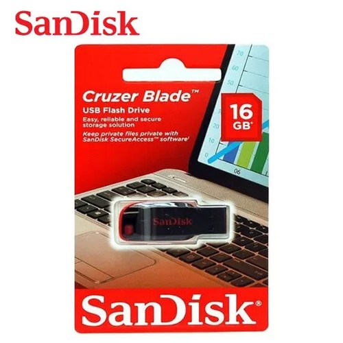 Sandisk 16GB 64GB 128GB USB 2.0 FLASH DRIVE CRUZER BLADE Flash Drive - Picture 6 of 14