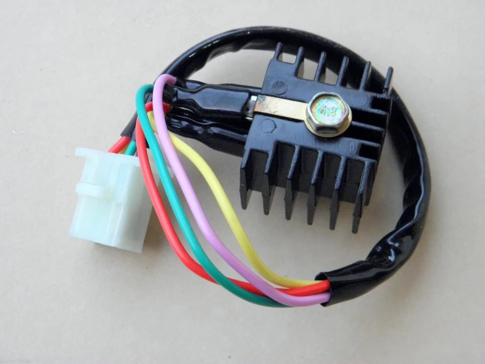 HONDA 90 S90 S90Z CS90 K1 CS90Z SB90 CL90 Regulador Rectificador Selenio 4 Cables 6V Foto 4 de 4