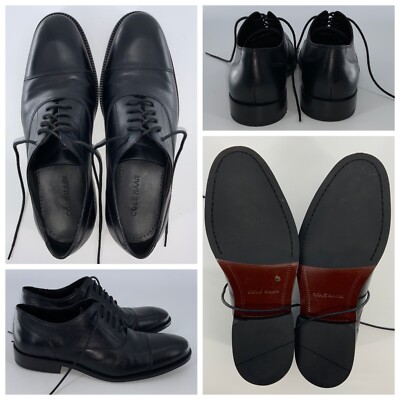 Cole Haan Men\'s Williams Cap Toe Oxford Black Shoes C12202 Size 11 M Pre-owned Cole Haan Williams Cap Toe Mens 9M Dress Shoes Oxford Black  main image 3