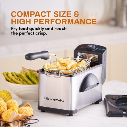 Electric Deep Fryer with Adjustable Temperature & Removable Basket - 2 Quart - Picture 9 of 9