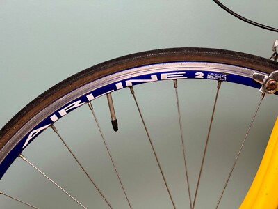 Trek Retro Aluminium Series 1000 Yellow & Blue Road Bike | eBay UK