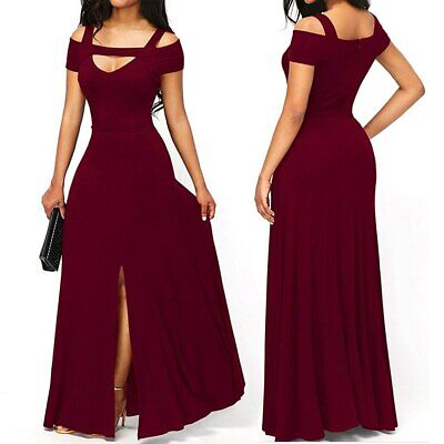 espiritual consumirse Charlotte Bronte Vestidos Largos de Moda Para Mujer Elegantes Formales Prom Quinces Boda  Fiestas | eBay