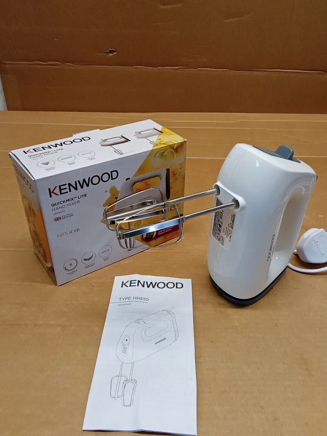 Kenwood HMP10.00W Electric Hand Mixer QuickMix Lite Dishwasher 300w
