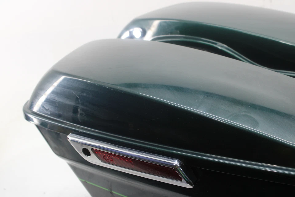 14-24 Harley Davidson Ultra Limited Flhtk Rear Back Luggage Saddlebag Pair - Image 2 of 4