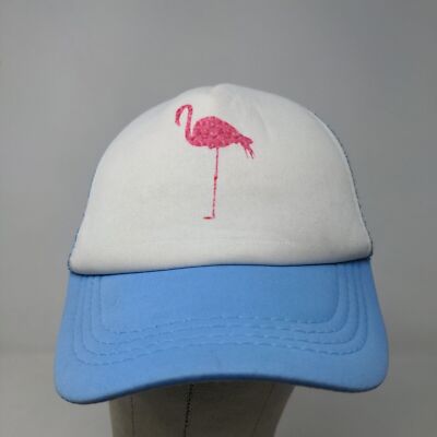 Flamingo Print Blue Cap Find the Fauxmingo OG Hat (Unisex) – Sprints INC main image 4