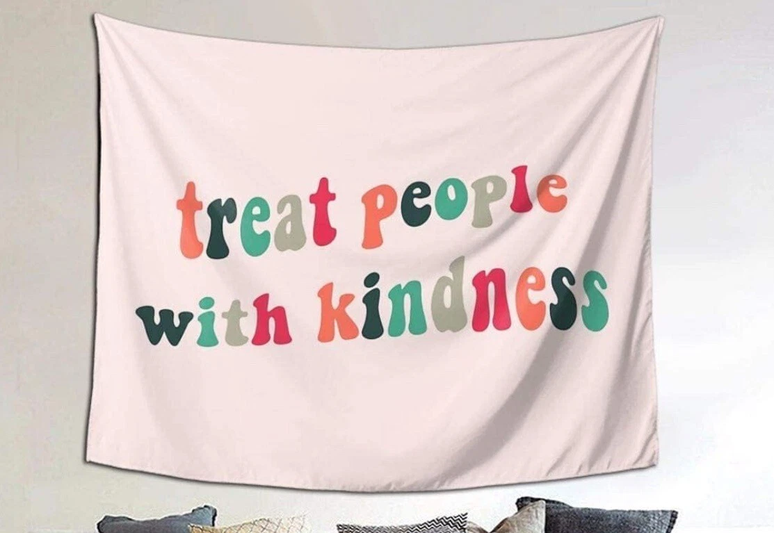 Harry styles treat people with kindness tapestry new arrivals
