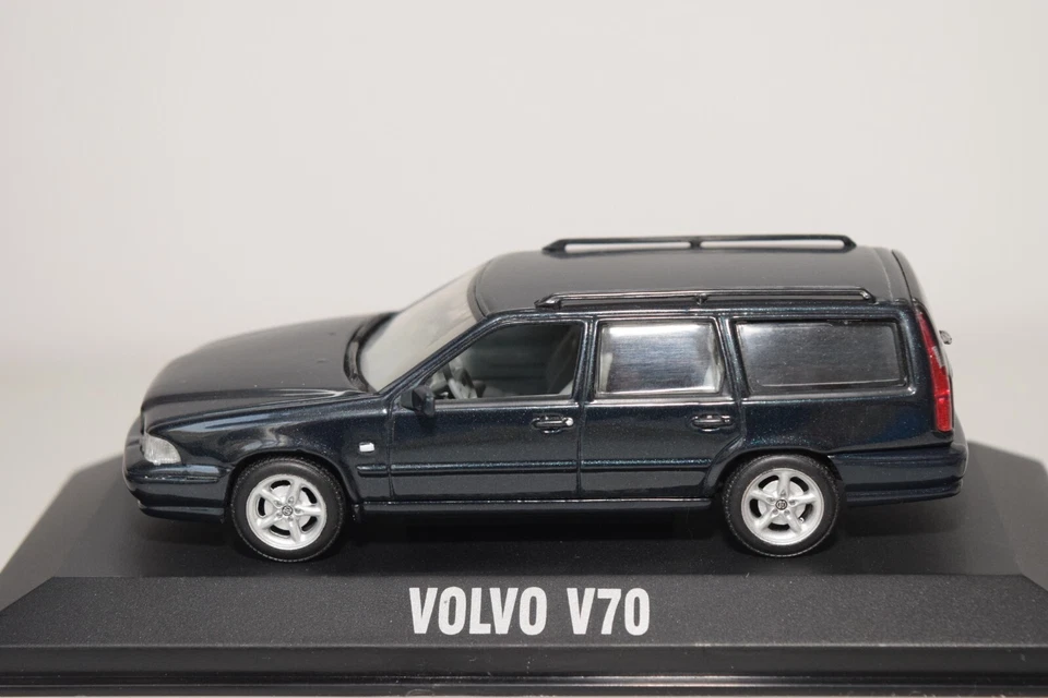 A65 1:43 MINICHAMPS VOLVO V70 V 70 CLASSIC 850 METALLIC BLACK MIB MOLTO RARO! - Immagine 3 di 4