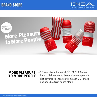 TENGA Standard Size Disposable Pre Lubricated Male Stroker Vacuum