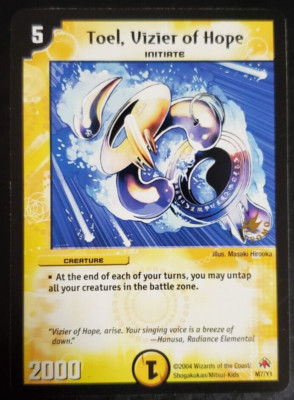 Duel Masters Trading Card Game - Toel, Vizier of Hope #M7/Y1