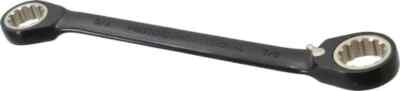 Proto 3/4'' x 7/8'' 12 Point Spline Reversible Ratcheting Box Wrench Double End...