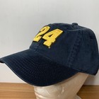Jeff Gordon #24 Navy Blue Canvas Cap, Chase Athletics Adjustable Hat — photo 2