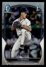 TJ Nichols 2023 Bowman Draft Chrome Refractor #BDC-153