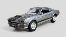 1967 Ford Mustang Eleanor Rare Diorama Collectible 164 Silver Diecast Loose