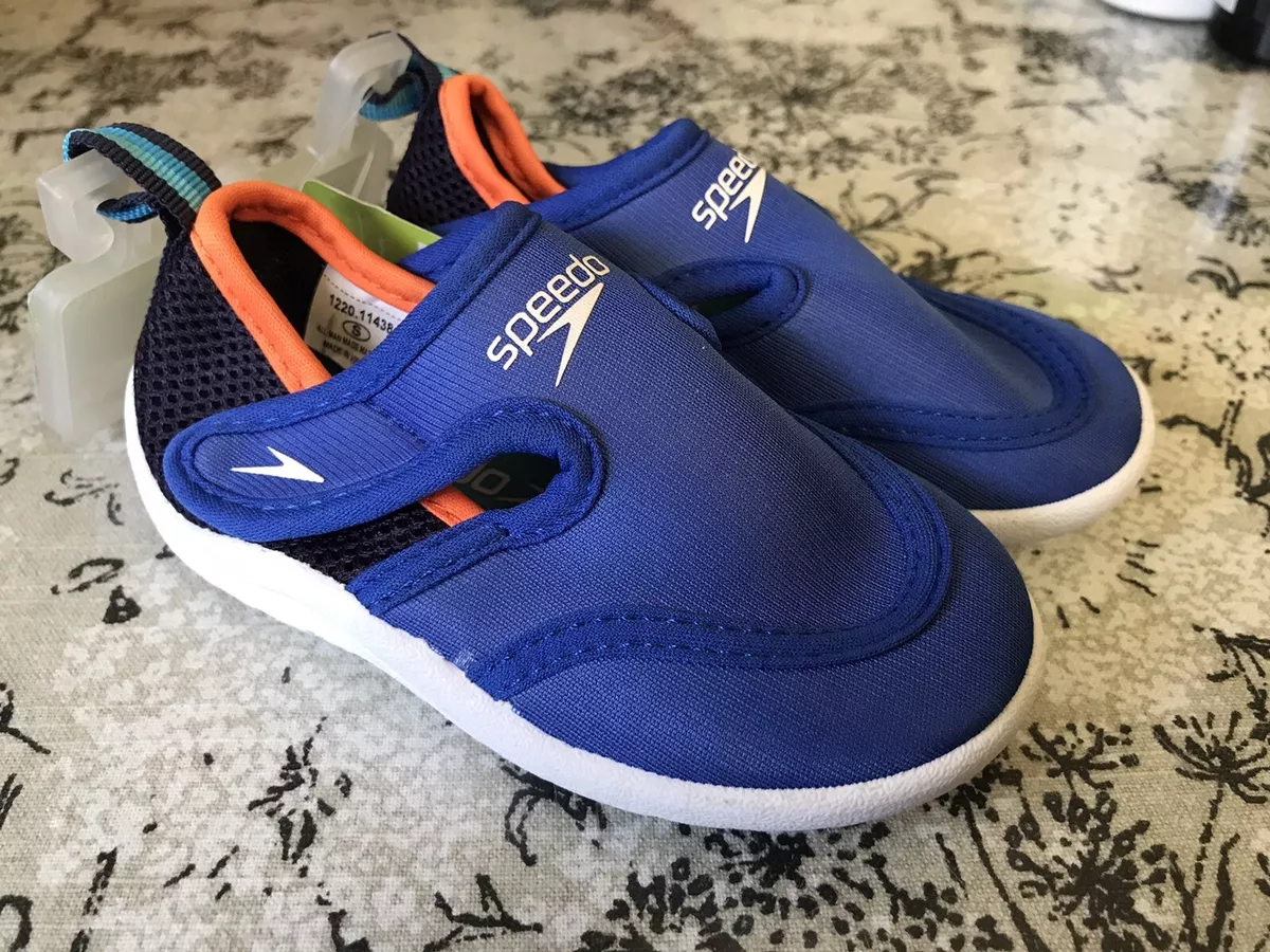 Dat tegel Sceptisch Speedo Toddler Boys Hybrid Water Swim Shoes Blue Size Small 5/6 NWT | eBay