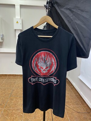 Vintage The Offspring 2017 T-shirt Green Day blink 182 hype size L color black