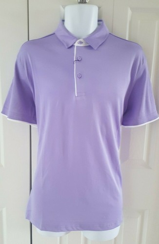 Golf Polo Shirt Filippo lavender White 