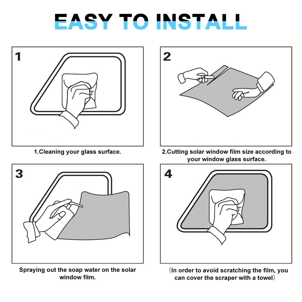 25 VLT Window Tint Film Roll for Car Home Office Glass 20x10ft Feet