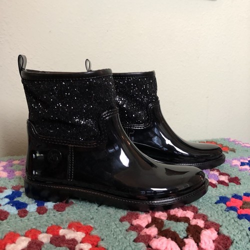 michael kors glitter rain boots