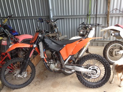 2007 07 KTM 250 SXF KTM250 BARE FRAME 
