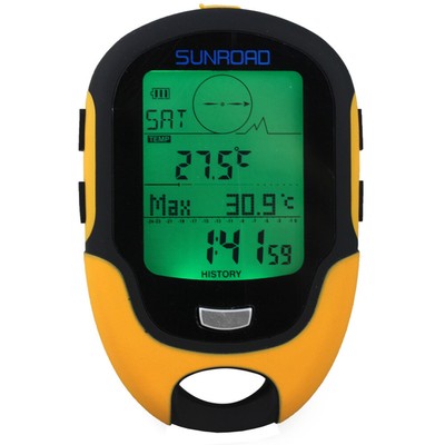 SUNROAD Multifunction Digital Altimeter 300hpa to 1100hpa Pressure Range