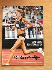 Konstanze Klosterhalfen - Laufen - Autogrammkarte original signiert - #27860