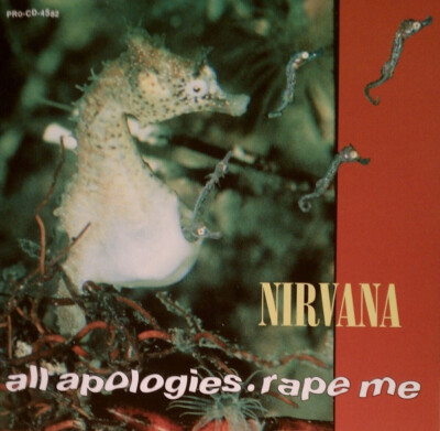 Nirvana All Apologies   Rape Me - CD