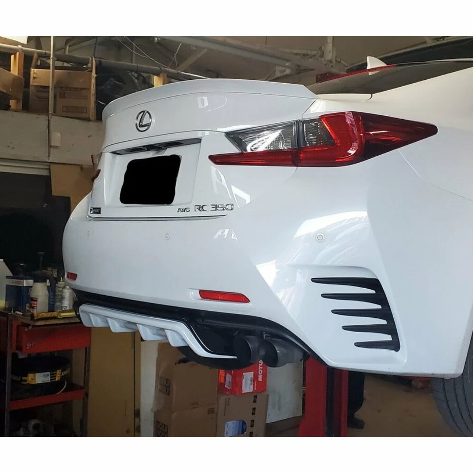 Duckbill 284N Rear Trunk Spoiler Wing Fits 2015~2020 Lexus RC300h RC350 Coupe - Изображение 2 из 4