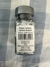 Recollections Bottle Of Silver Letters Argent