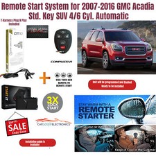 Remote Start System for 2007-2016 GMC Acadia Std. Key Automatic