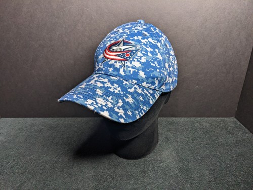 Gorra de béisbol Columbus Blue Jackets Hat CBJ camuflaje digital - Imagen 2 de 9