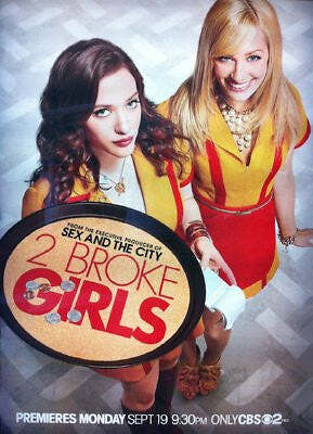 2 Broke Girls 24''x36'' 24x36 Poster USA SELLER