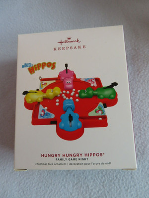 Hungry Hungry Hippos 2019 Hallmark Family Game Night Series #6 QXR9709 - MIB