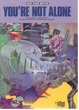 CHICAGO "YOU'RE NOT ALONE" EASY PIANO SHEET MUSIC-EXTREMELY RARE-1988-BRAND NEW 