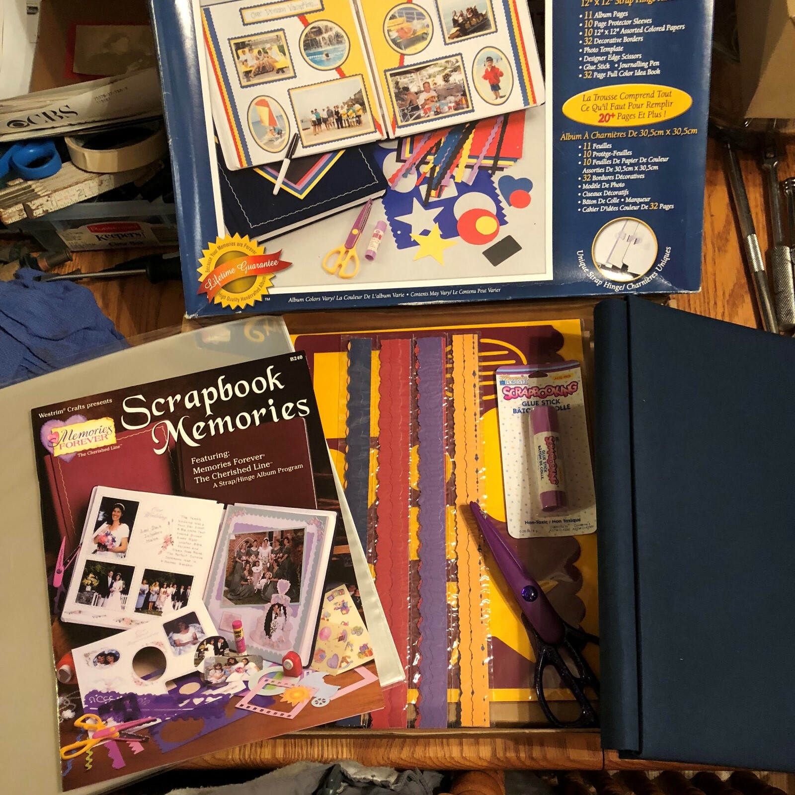 MEMORIES FOREVER Strap-Hinge Memory Album Complete Kit !