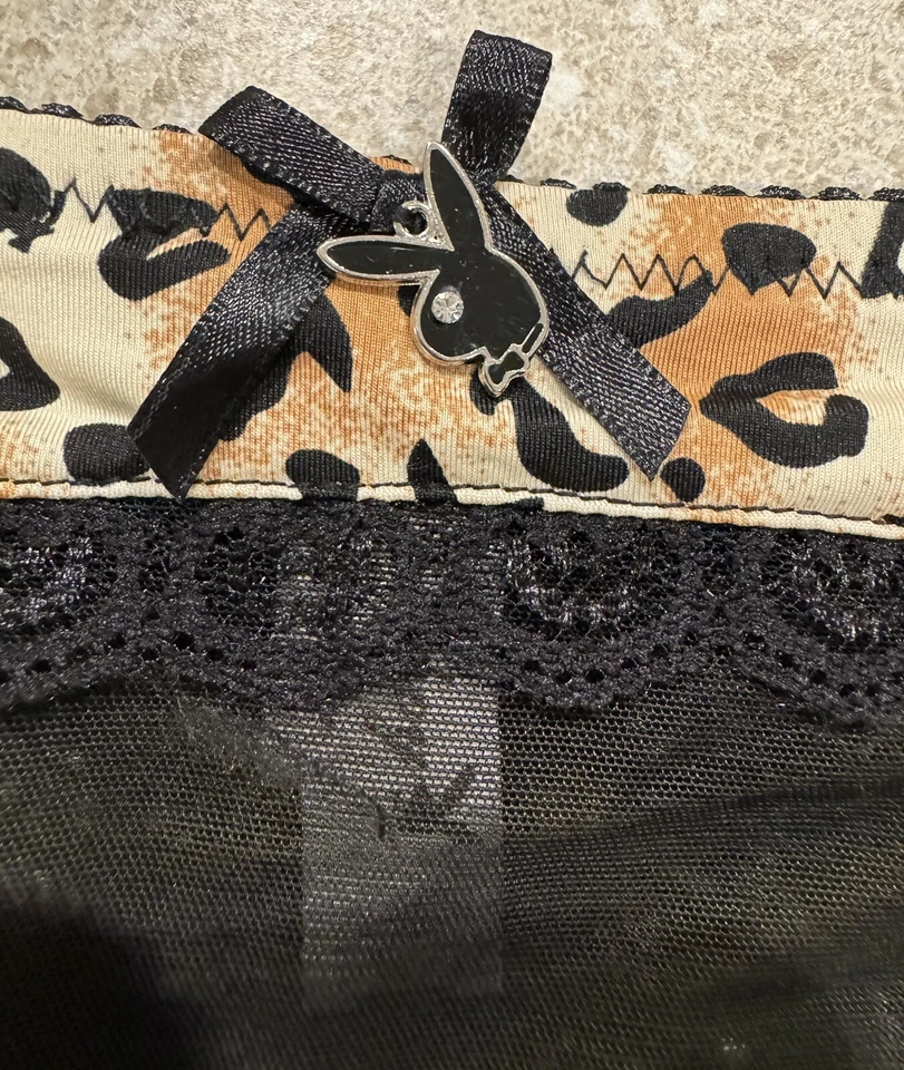 Трусики леопардовые женские/девичьи Playboy Playmate! 💯🔥 Прозрачный!!🥵Charm!!😊😊💕Средний - Изображение 2 из 4