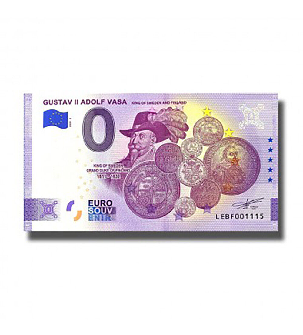 2020-3 Finland LEBF Gustave II EuroBillet free shipping Souvenir Banknot Fees free Adolf