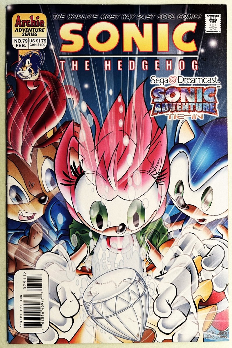 SONIC The HEDGEHOG Comic Book #79 February 2000 TALES GREAT WAR