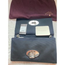 Nwt Mulberry Lily Satin Grosgrain Handbag