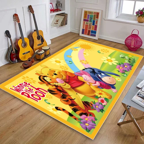 Alfombra 3D Winnie The Pooh alfombra de salón alfombra de suelo alfombras antideslizantes DE - Imagen 12 de 29