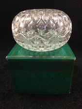 Vintage 1986 Avon Representative Cristal France Trinket Bowl Lead Crystal - NIB