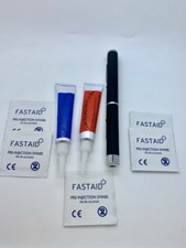 10ml Light, Clear  10ml Thick Dense Fly Tying UV Glue in tube, 1MW UV Laser Pen
