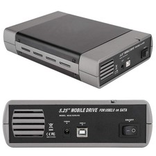 5.25in Hard Drive Enclosure, Portable External Drive, Optical Drive Box External