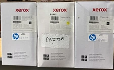 2-CE270A BLACK & 1-C272A YELLOW  XEROX BRAND COMPATIBLE TONER CARTRIDGE HP 650A