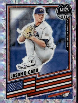 2026 Panini Stars & Stripes - Jason DeCaro #105 - Prizm 14/20