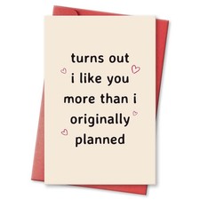 Funny Valentine's Day Card for Boyfriend Girlfriend, Sweet Love Gift for Him ...