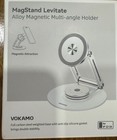 VOKAMO MagStand Alloy Magnetic Multi-angle Holder Black Silver for iPhone 12-15 — photo 1